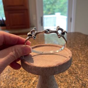 925 sterling silver horse bit bracelet